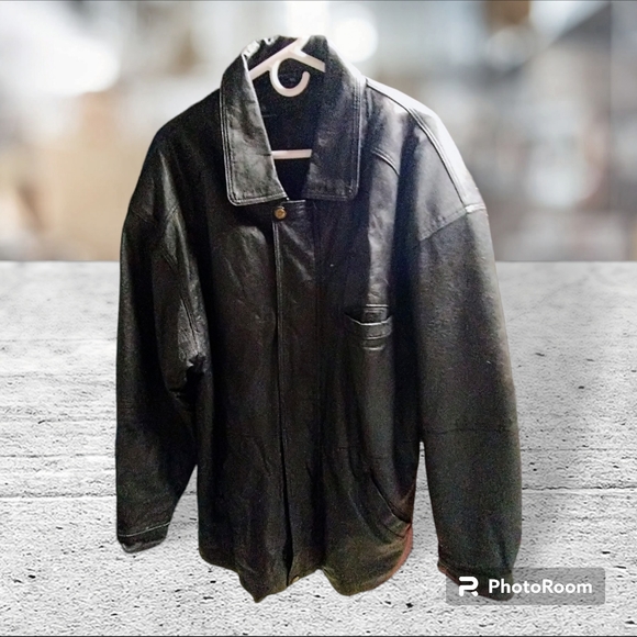 Men's Leather Jacket - Picture 1 of 3